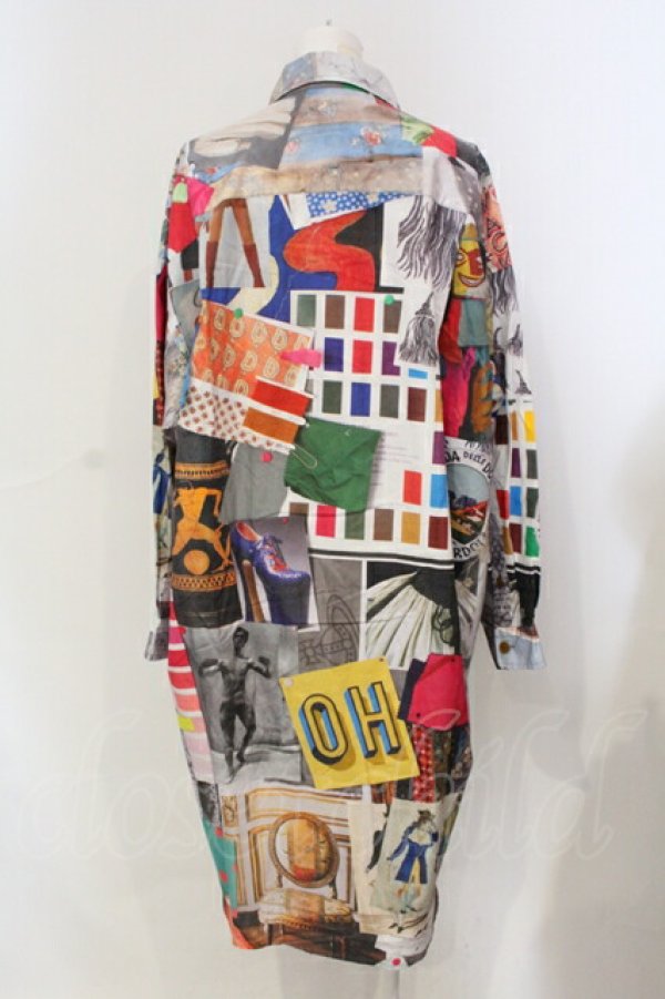 画像3: ヴィヴィアンウエストウッド 中古 / MOODBOARD オーバーサイズシャツ マルチ 00  O-25-06-29-024-bl-YM-OS (3)