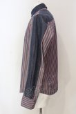 画像3: ヴィヴィアンウエストウッド MAN 中古 / ストライプオジークラークシャツ 46 ブルー系  O-25-06-29-025-bl-IG-OS (3)