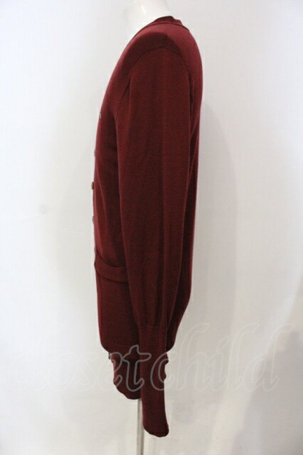 画像3: ヴィヴィアンウエストウッド MAN 中古 / ロングカーディガン 44 ワイン  O-25-06-29-032-to-YM-ZH (3)