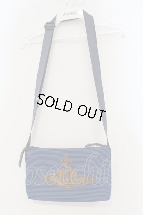 画像2: ヴィヴィアンウエストウッド 中古 / モールオーブメッセンジャーバッグ  ブルー  O-25-06-29-034-ba-YM-ZH (2)