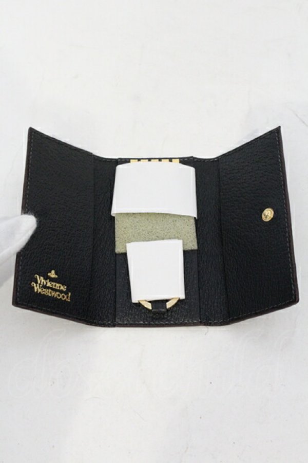 画像3: ヴィヴィアンウエストウッド 中古 / EXECUTIVE4連キーケース  ダークブラウン  O-25-06-29-041-gd-YM-OS (3)