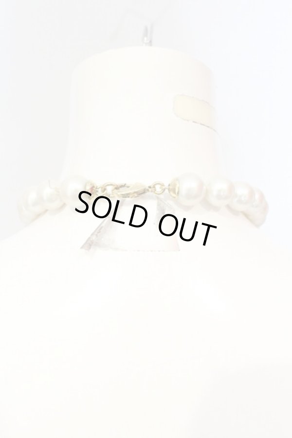 画像3: ヴィヴィアンウエストウッド 中古 / Imogene Safety Pin Orb Pearl Chokerチョーカー  ゴールド×パール  O-25-06-29-044-nl-IG-ZH (3)