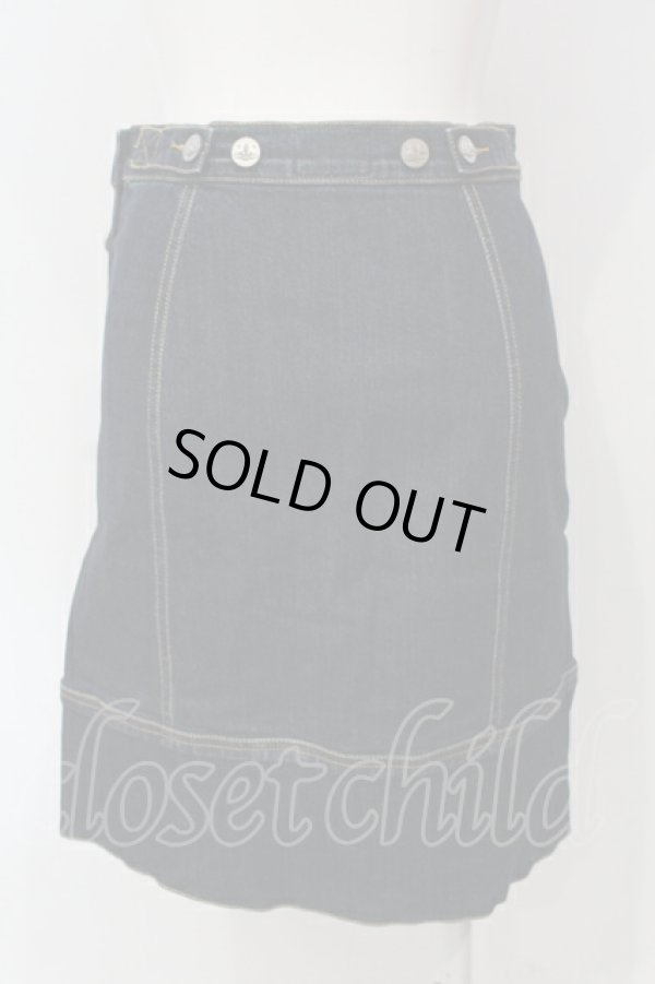 画像3: ANGLOMANIA 中古 / ラップデニムスカート 24 インディゴ  O-25-06-29-005-sk-YM-ZH (3)