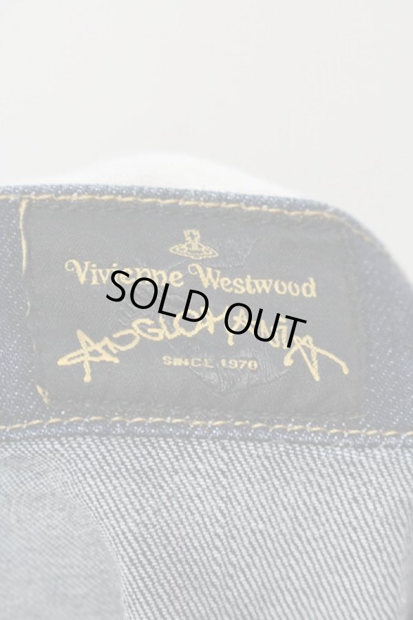 画像4: ANGLOMANIA 中古 / ラップデニムスカート 24 インディゴ  O-25-06-29-005-sk-YM-ZH (4)