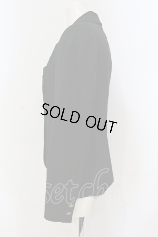 画像2: ヴィヴィアンウエストウッド 中古 / シングル3Bテーラードジャケット 1 ブラック  O-25-06-29-009-jc-YM-OS (2)