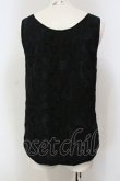 画像3: ヴィヴィアンウエストウッド 中古 / レースレイヤードタンクトップ 40 ネイビー×ブラック  O-25-06-29-012-to-IG-OS (3)
