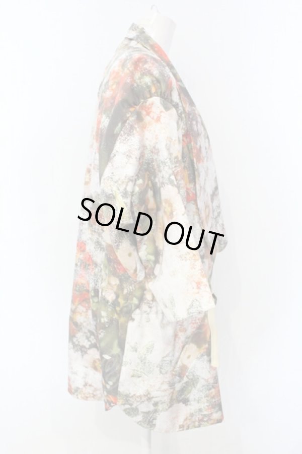 画像2: ヴィヴィアンウエストウッド 中古 / フラワー転写ガウンジャケット 00 40  O-25-07-06-020-co-YM-ZH (2)