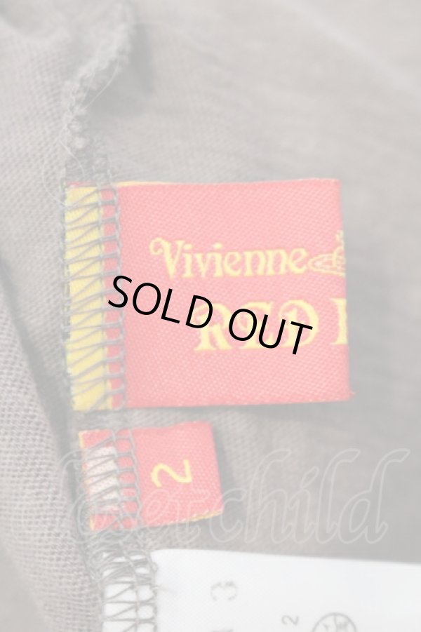 画像5: ヴィヴィアンウエストウッド 中古 / 単色オーブ刺繍スナップカーディガン 2 ブラウン  O-25-07-06-022-to-YM-ZH (5)