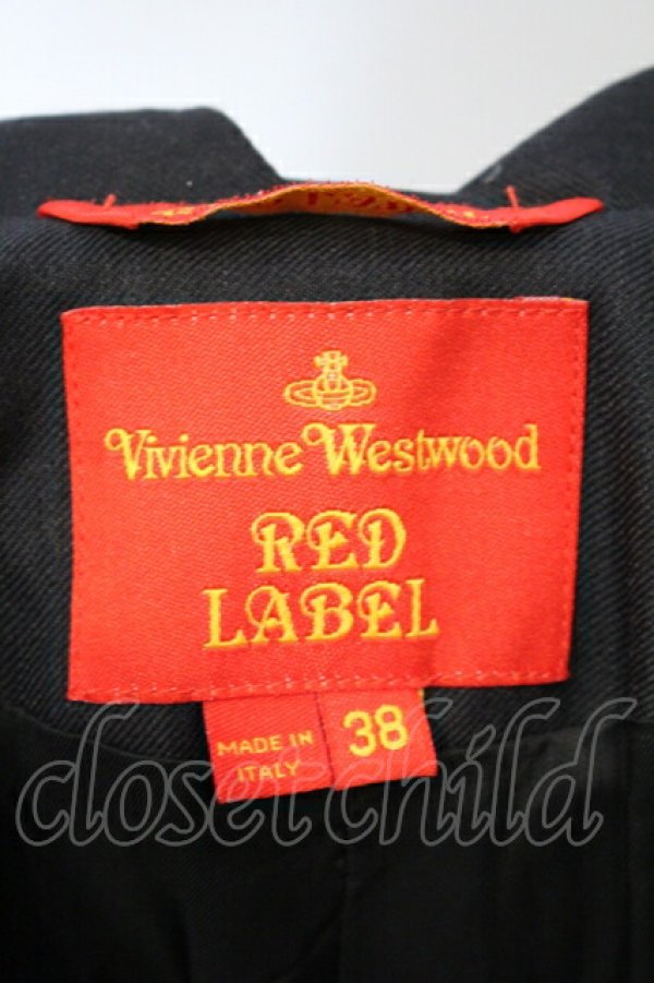 画像4: ヴィヴィアンウエストウッド 中古 / ダブルカラージャケット 38 ブラック  O-25-07-06-024-jc-IG-ZY (4)