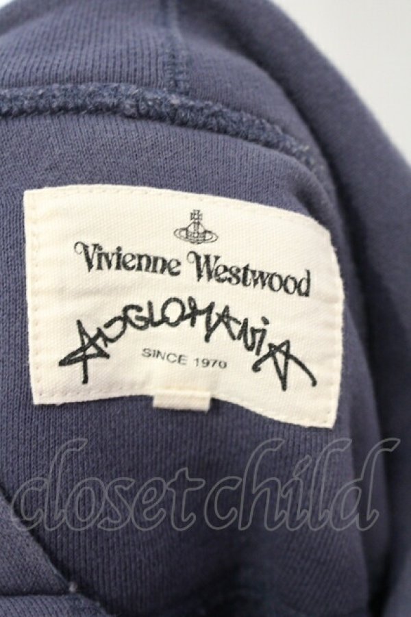 画像5: ANGLOMANIA 中古 / 短剣スウェットワンピース 38 ブルーグレイ  O-25-07-06-027-op-YM-ZY (5)