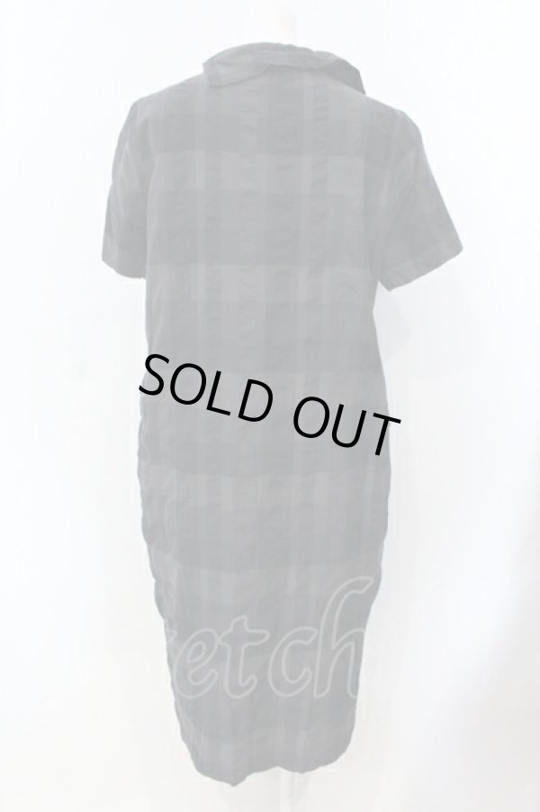 画像3: ヴィヴィアンウエストウッド 中古 / ブロックチェックシャツワンピース 2 グリーンｘダークグレー  O-25-07-06-028-op-YM-ZH (3)