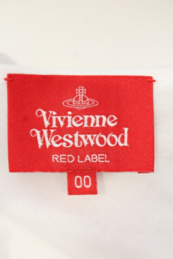 画像4: ヴィヴィアンウエストウッド 中古 / フリルカットロングワンピース 00 ホワイト  O-25-07-06-030-op-YM-ZY (4)