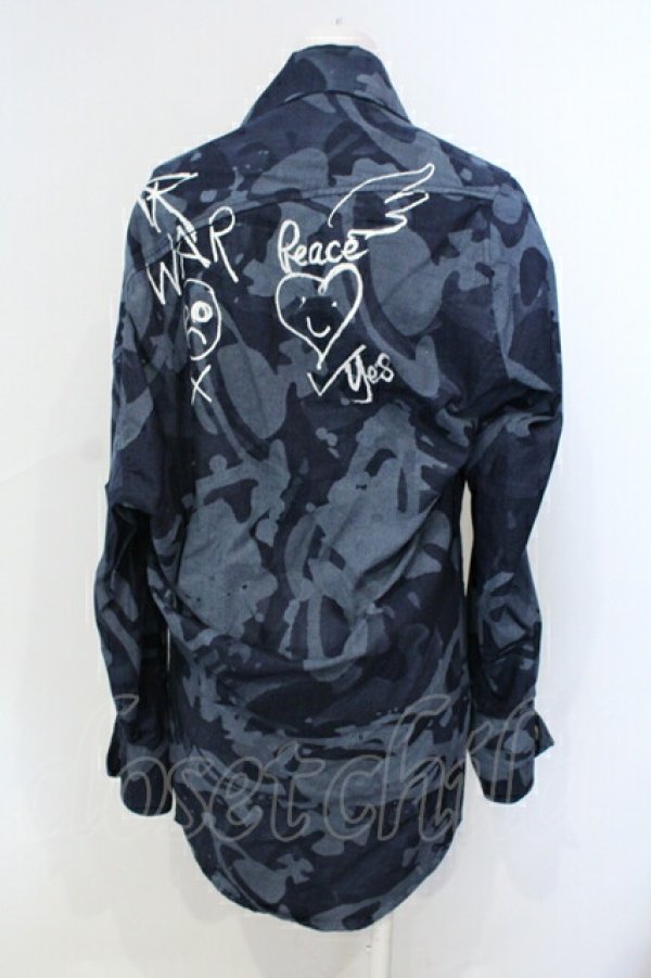 画像3: ANGLOMANIA 中古 / LOTTIE オーバーサイズシャツ XS インディゴ  O-25-07-06-031-bl-YM-ZH (3)