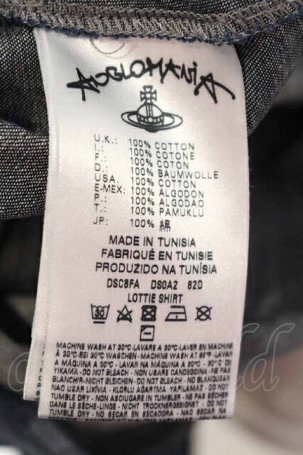画像5: ANGLOMANIA 中古 / LOTTIE オーバーサイズシャツ XS インディゴ  O-25-07-06-031-bl-YM-ZH (5)