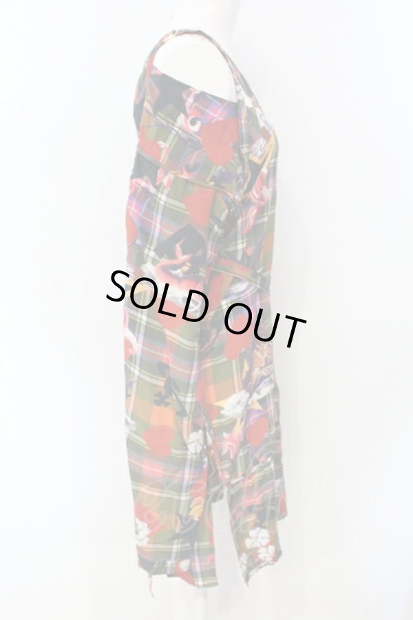 画像2: ANGLOMANIA 中古 / シーモンスターオフショルワンピース 40 マルチ  O-25-07-06-032-op-YM-ZH (2)