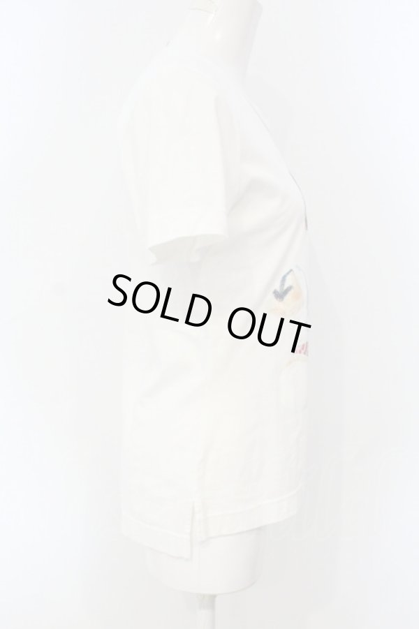 画像2: ヴィヴィアンウエストウッド 中古 / CRベアptTシャツ 3 ホワイト  O-25-07-06-034-ts-YM-ZH (2)