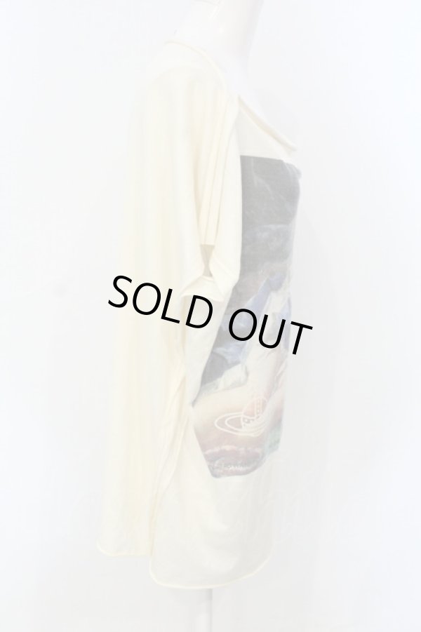 画像2: ヴィヴィアンウエストウッド 中古 / ブーシェスクエアTシャツ  アイボリー  O-25-07-06-035-ts-YM-ZH (2)