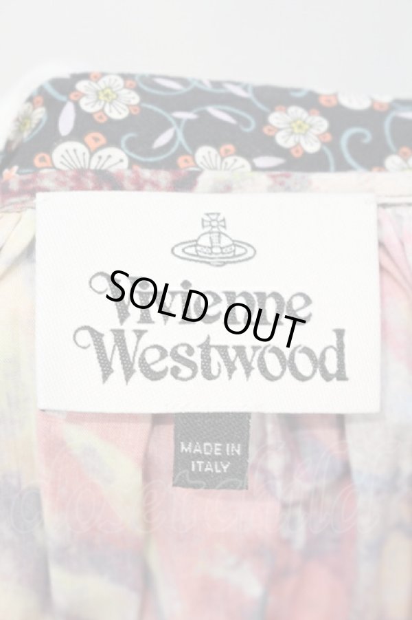 画像4: ヴィヴィアンウエストウッド 中古 / graffiti print Drape トップス S マルチ  O-25-07-06-037-to-YM-ZH (4)