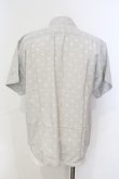 画像4: ヴィヴィアンウエストウッド MAN 中古 / ドットコットン半袖オジークラークシャツ 46 ライトグレー  O-25-07-06-004-bl-YM-OS (4)