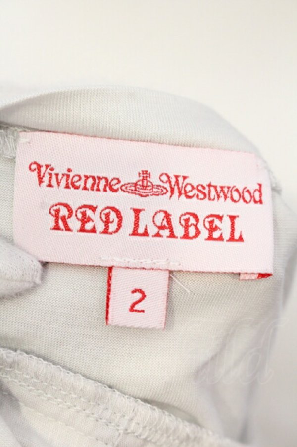 画像5: ヴィヴィアンウエストウッド 中古 / 単色オーブ刺繍Aラインカットソー 2 グレー  O-25-07-06-051-to-YM-ZY (5)