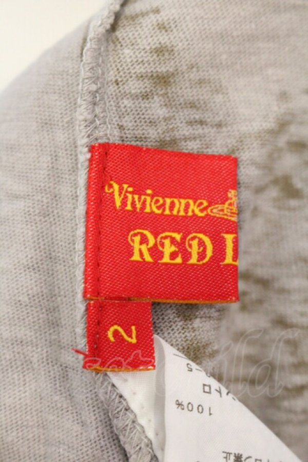 画像4: ヴィヴィアンウエストウッド 中古 / カモフラオーブTシャツ 2 グレー  O-25-07-06-053-ts-YM-ZY (4)