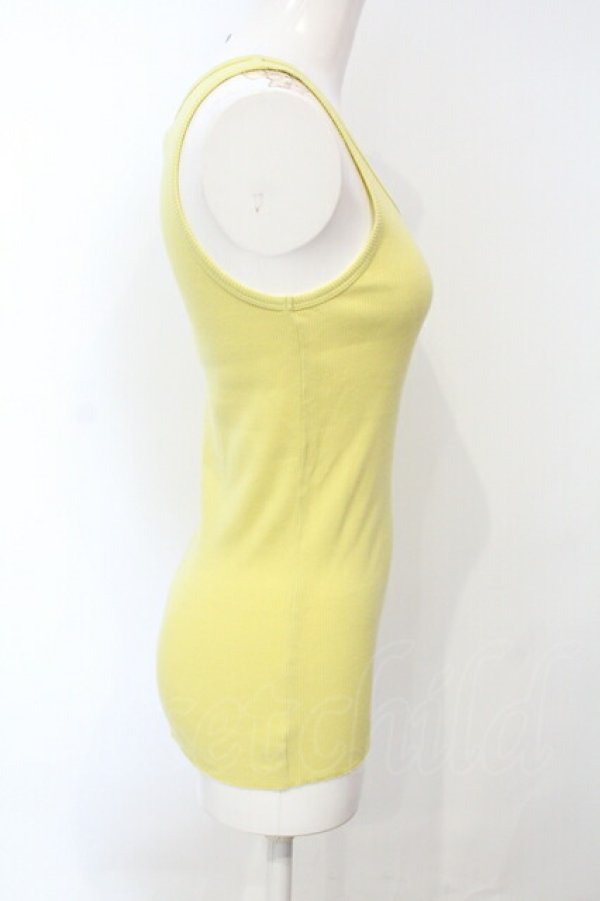 画像3: ヴィヴィアンウエストウッド 中古 / オーブ刺繍テレコタンク 00 イエロー  O-25-07-06-054-to-IG-ZH (3)