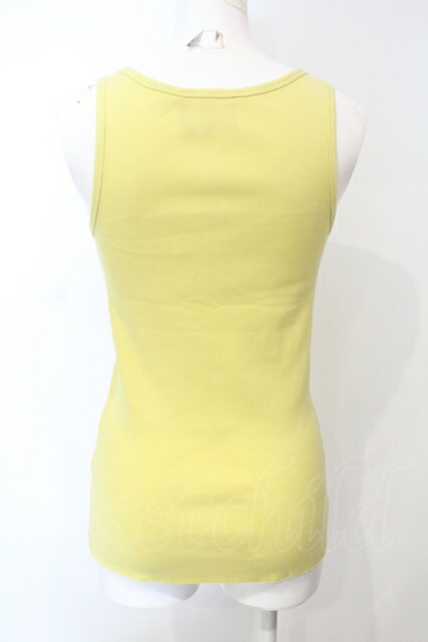 画像4: ヴィヴィアンウエストウッド 中古 / オーブ刺繍テレコタンク 00 イエロー  O-25-07-06-054-to-IG-ZH (4)