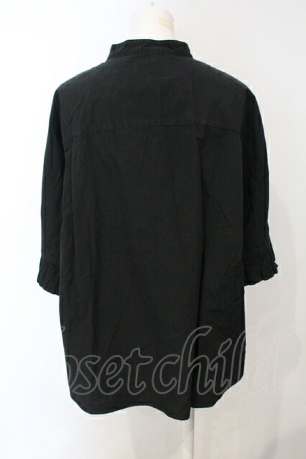 画像3: ヴィヴィアンウエストウッド 中古 / タイプライターハートフリルブラウス  ブラック  O-25-07-06-056-bl-IG-ZY (3)