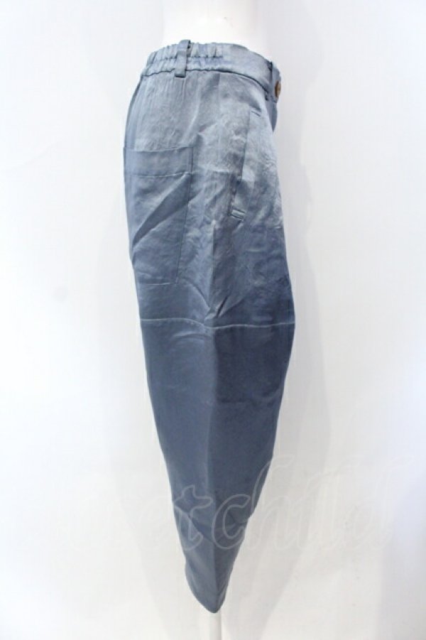 画像2: ヴィヴィアンウエストウッド 中古 / サテントラウザーズパンツ  ブルー  O-25-07-06-006-pa-IG-ZH (2)