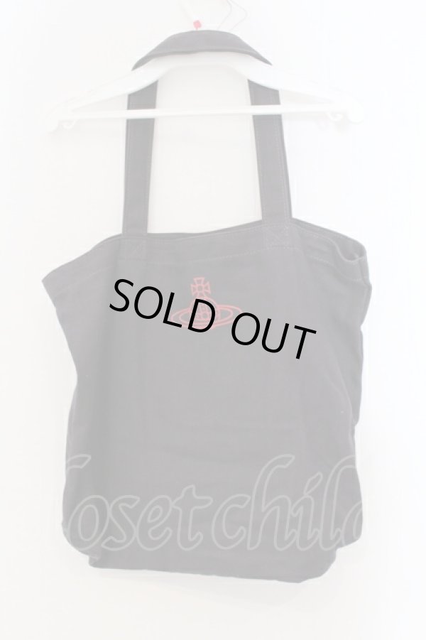画像3: ヴィヴィアンウエストウッド 中古 / BAMBI PRINT TOTE バッグ  チャコール  O-25-07-06-063-ba-YM-ZH (3)