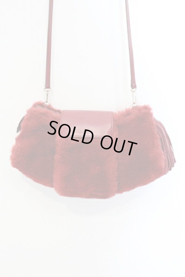 画像3: ヴィヴィアンウエストウッド 中古 / タッセルファーバッグ  レッド  O-25-07-06-069-ba-YM-OS (3)