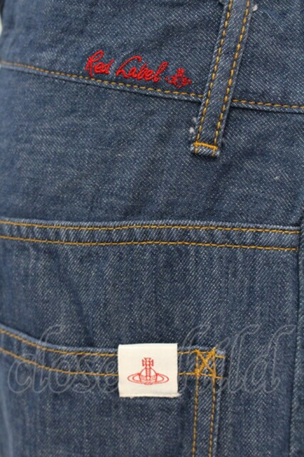 画像3: ヴィヴィアンウエストウッド 中古 / コットンストレッチデニムサルエルパンツ 02 インディゴ  O-25-07-06-007-pa-YM-ZH (3)