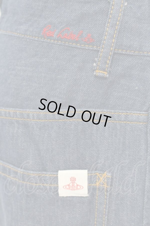 画像3: ヴィヴィアンウエストウッド 中古 / コットンストレッチデニムサルエルパンツ 02 インディゴ  O-25-07-06-007-pa-YM-ZH (3)