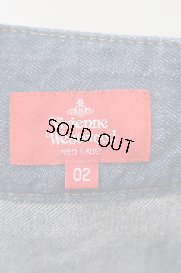 画像5: ヴィヴィアンウエストウッド 中古 / コットンストレッチデニムサルエルパンツ 02 インディゴ  O-25-07-06-007-pa-YM-ZH (5)