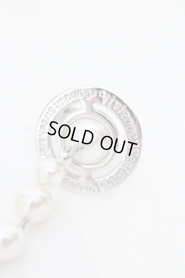 画像3: ヴィヴィアンウエストウッド 中古 / ブロークンパールドロップピアス  シルバー  O-25-07-06-080-ac-YM-ZH (3)