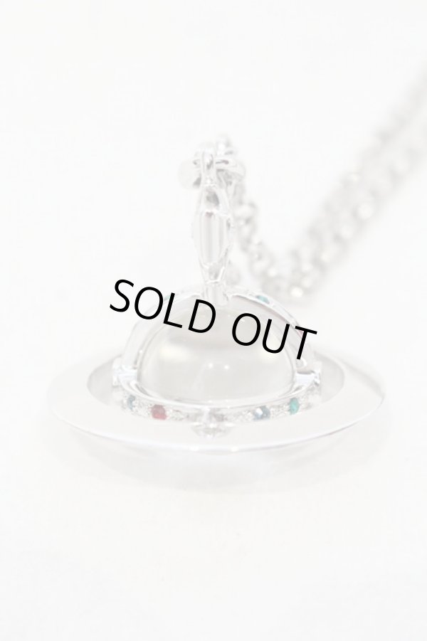 画像4: ヴィヴィアンウエストウッド 中古 / スモールオーブネックレス  シルバー  O-25-07-06-083-nl-YM-OS (4)