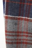 画像2: ヴィヴィアンウエストウッド 中古 / TARTAN CHECKタックワイドパンツ M ネイビーｘグレー  O-25-07-06-008-pa-YM-OS (2)