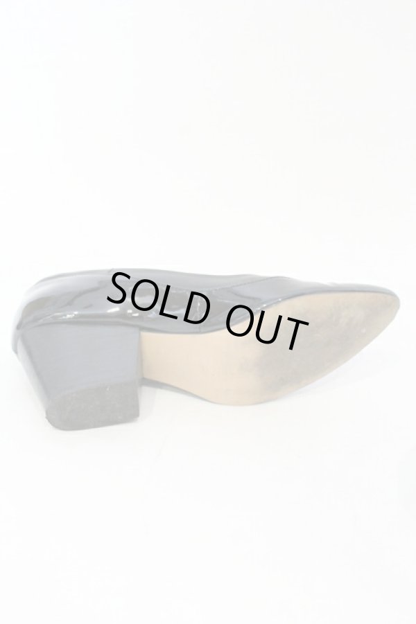 画像6: ヴィヴィアンウエストウッド 中古 / エナメルコンビパンプス 38 ブラック  O-25-07-06-094-sh-YM-ZH (6)