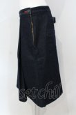 画像2: ヴィヴィアンウエストウッド 中古 / フロントスカートデニムパンツ 3 インディゴ  O-25-07-06-009-sk-YM-OS (2)