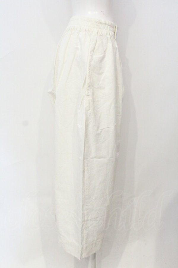 画像2: ヴィヴィアンウエストウッド 中古 / ヘンプ混ワイドダブルボタンパンツ 00 ホワイト  O-25-07-06-013-pa-YM-ZY (2)