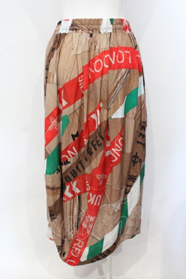 画像3: ヴィヴィアンウエストウッド 中古 / CAUTION TAEP MAN LONDON スカート  ベージュ系  O-25-07-06-017-pa-IG-ZY (3)