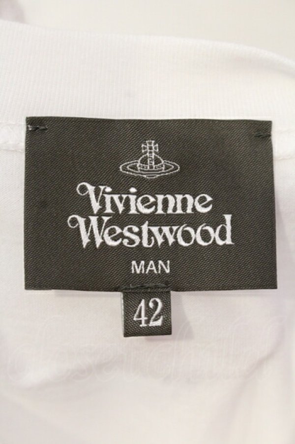画像4: ヴィヴィアンウエストウッド MAN 中古 / SECRET GARDEN ORB エレファントTシャツ 42 ホワイト  O-25-07-13-002-ts-YM-ZH (4)