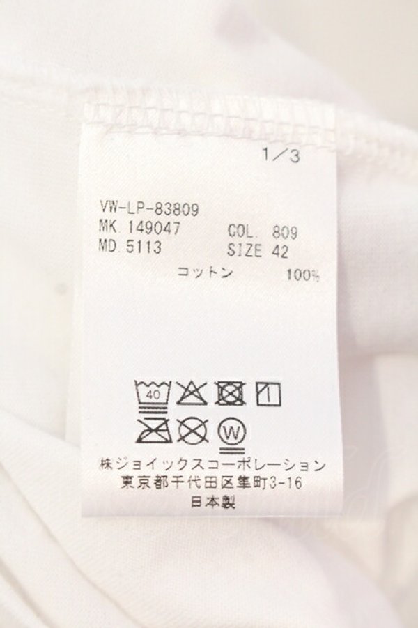 画像5: ヴィヴィアンウエストウッド MAN 中古 / SECRET GARDEN ORB エレファントTシャツ 42 ホワイト  O-25-07-13-002-ts-YM-ZH (5)