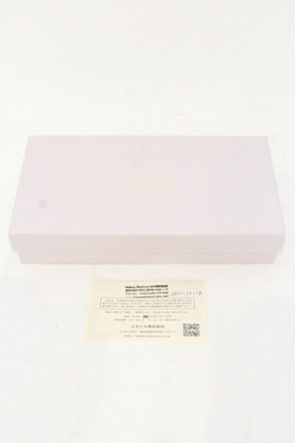 画像5: ヴィヴィアンウエストウッド 中古 / クロコ長財布  ワイン  O-25-07-13-020-wa-YM-OS (5)