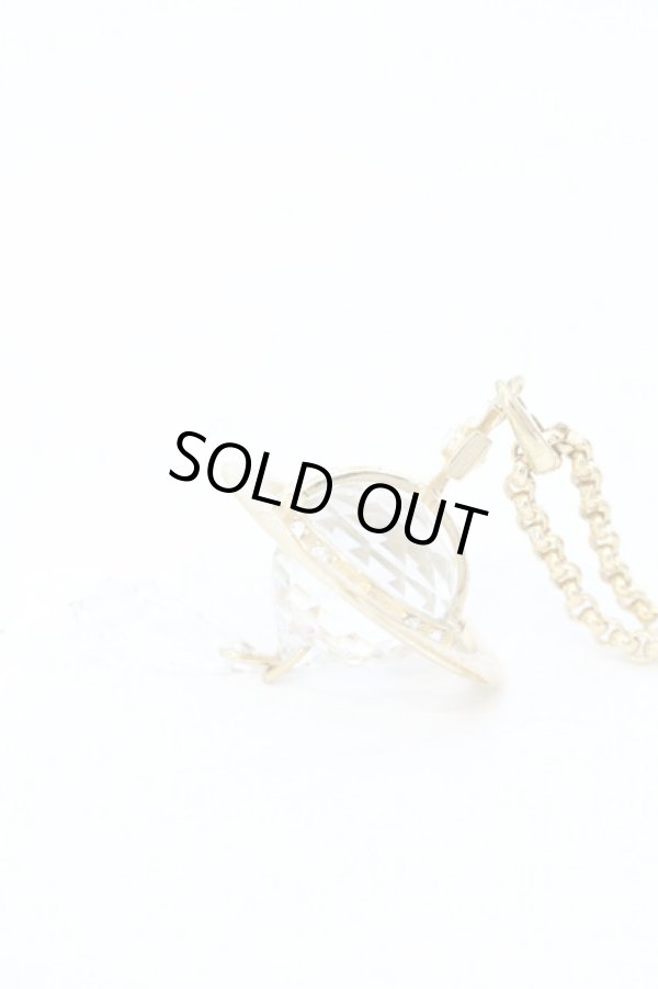 画像3: ヴィヴィアンウエストウッド 中古 / Crystal Dropタイニーペンダント  ゴールド  O-25-07-13-027-nl-YM-OS (3)