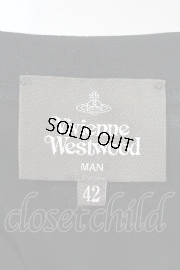 画像4: ヴィヴィアンウエストウッド MAN 中古 / SECRET GARDEN ORB エレファントTシャツ 42 ブラック  O-25-07-13-003-ts-YM-OS (4)