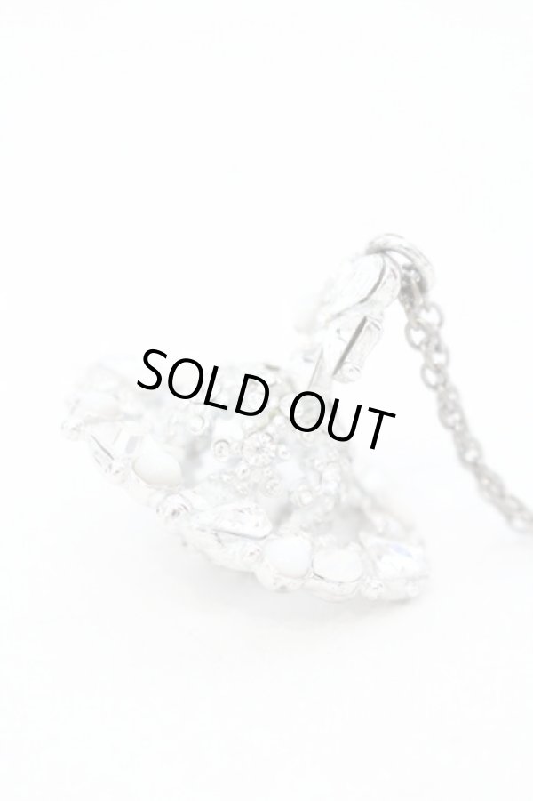 画像3: ヴィヴィアンウエストウッド 中古 / Snowflake 3D　ペンダント  クリアｘシルバー  O-25-07-13-030-ac-YM-OS (3)