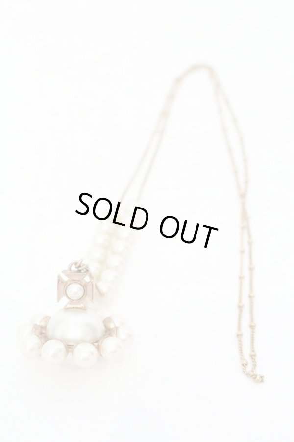 画像2: ヴィヴィアンウエストウッド 中古 / ORION ORB SMALLペンダント  ホワイトｘピンク  O-25-07-13-031-ac-YM-OS (2)