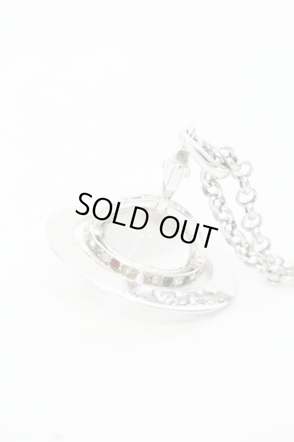 画像3: ヴィヴィアンウエストウッド 中古 / スモールオーブネックレス  シルバー  O-25-07-13-032-nl-YM-OS (3)