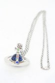 画像2: ヴィヴィアンウエストウッド 中古 / New small orb pendant  ダークインディゴ  O-25-07-13-033-nl-YM-OS (2)